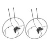 2PCS Flower Plant Support Stand Iron Climbing Frame for Home