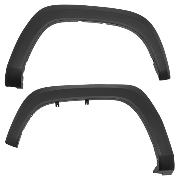 Compatible with 2016-2021Toyota Tacoma Rear Left+Right Side Fender Flares,Shiny Black