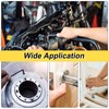 sourcing map 30Pcs Hex Socket Grub Screw, M4x25mm 304 Stainless