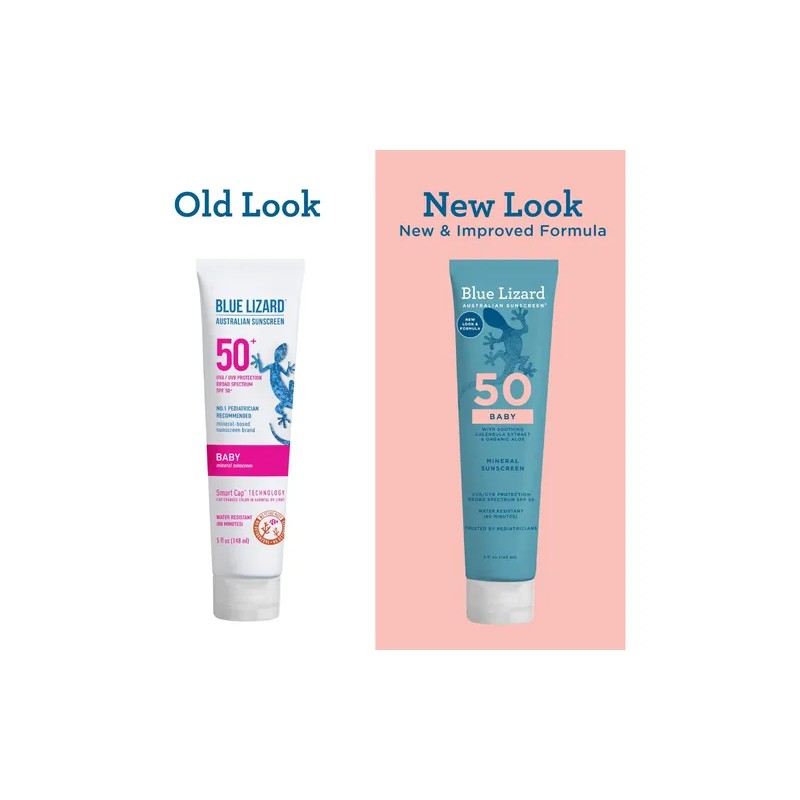 Blue Lizard Baby Mineral Sunscreen With Zinc Oxide, Spf 50+