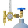Zistel CO2 Argon Regulator Argon Flow Meter Gas Regulator Gauge