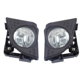 Dasbecan 33900TL0A01 - Carcasa para luces antiniebla con bombillas y kit de arnés de cableado, bombillas LED antiniebla compatibles con Honda Acura TSX 2009 2010 reemplaza 33950-TL0-A01 33900TL0A01 2