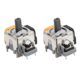 Sensor Analógico 3D, Joystick de Efecto Hall, Reemplazo de 2 Piezas para Controlador de Juego con Durabilidad a Largo Plazo, ABS y Material Metálico, Instalación Profesional