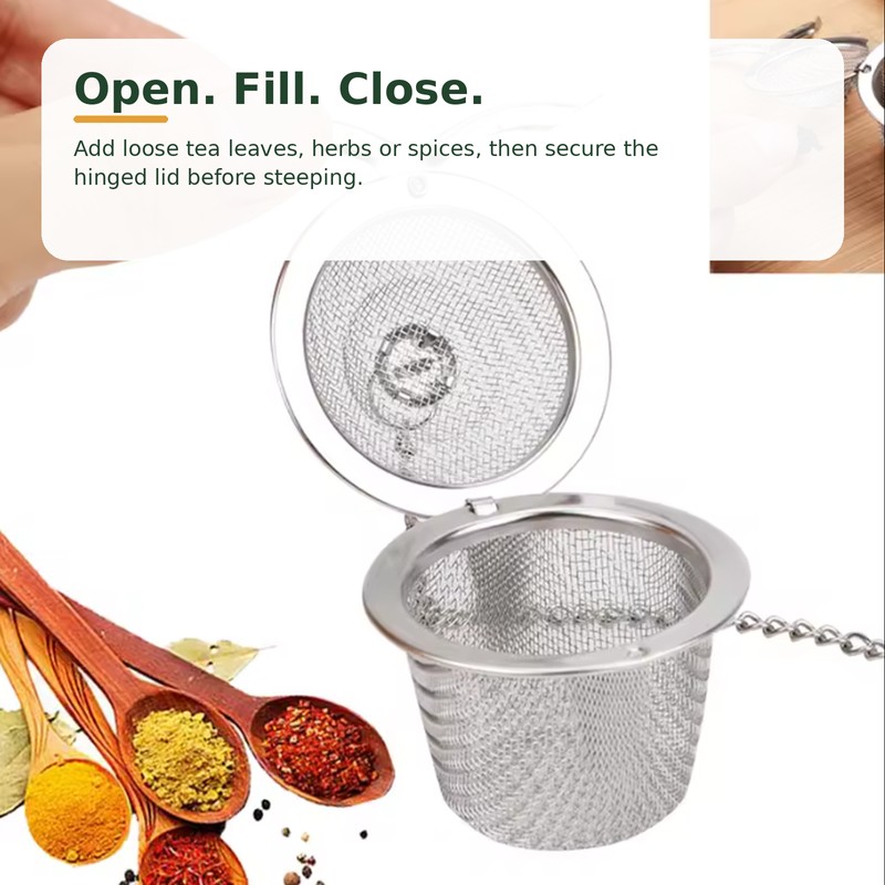 Stainless Steel Tea Infuser Ball for Loose Leaf Tea –
