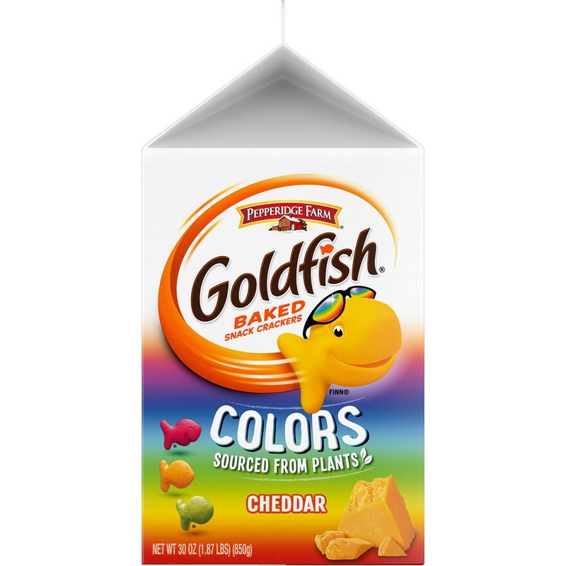 Pepperidge Farm Goldfish, Colors, 30-ounce carton