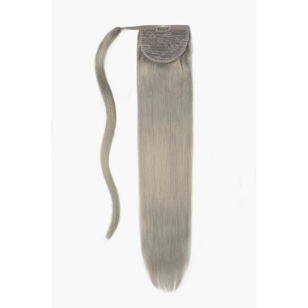 Cliphair UK Silver/Grey (#SG) Straight Up Wrap Around Ponytail Extension, Classic (20")