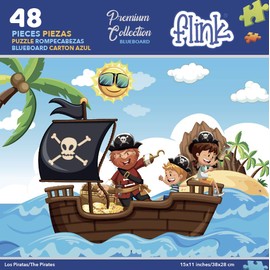 FLINK Rompecabezas Infantil Los Piratas 48 Piezas