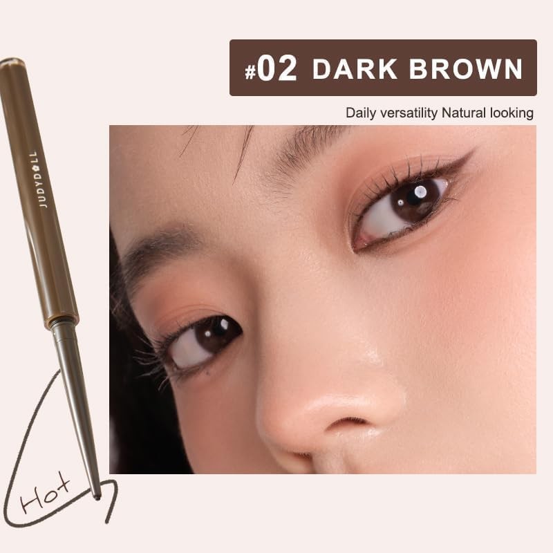 JUDYDOLL Ultrafine Gel Eyeliner Penci - Brown Eyeliner, Fine Lining