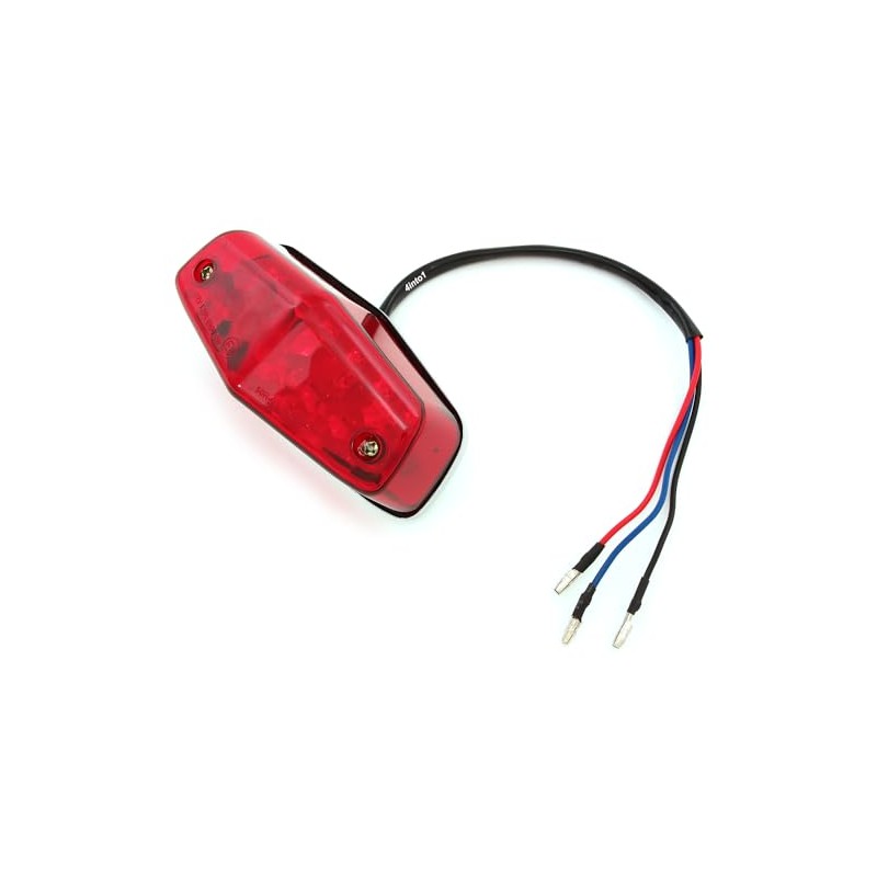 4into1 Lucas Style LED Tail Light - Red - Taillight