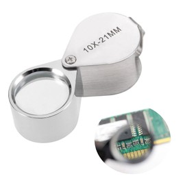 Magnifying Glass Magnifying Glass Magnifying Glass Magnifying Glass Magnifying Glass 10x Magnifying Glass Pendant Jewelry Loupe Pocket Loupe Handheld Magnifier Folding Magnifier Lightweight Appraisal
