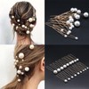 Pearl Hair Pin, Pearl Hair Ornament, Pearl Pin, Pearl, U