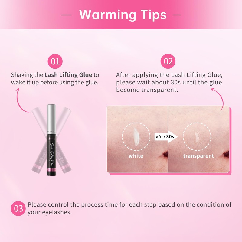 Wimpernverlängerungs-Set, 2-in-1, professionell, semi-permanent, für Wimpern und Augenbrauen, Lash Lift