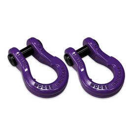 Moose Knuckle Offroad Jowl Split Shackle 3/4 | 10,000 lbs Capacity - Fits 2.0/2.5 inch D-Ring Tow Shackle Receiver Hitch Bracket Mount with 7/8" Pin | Grape Escape/Grape Escape