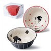 BICETTO Ramen Bowl Set 45oz, 8inch, Japanese Ukiyo-e Design -