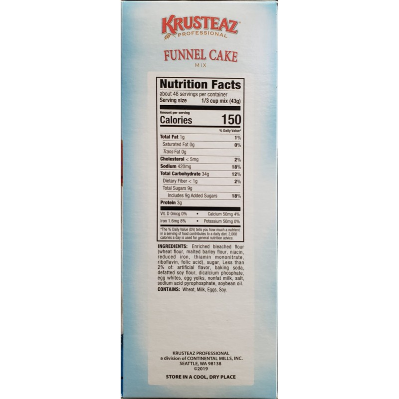 5 Pounds Krusteaz Funnel Cake Mix (Pack of 1)