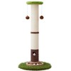 Woochpet 34inches Tall Cat Scratching Post with Cat Ball Track