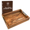 Wooden Serving Tray – Ottoman Tray - Modern Decorative Trays