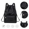 AWAVM Drawstring Waterproof Bag,Drawstring Backpack Sports Gym Bag with Shoes