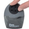 Westcott Compact Electric Multi Hole Horizontal Pencil Sharpener