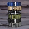 WOCCI 22mm Nylon Watch Band for Men, Double Holes Silky