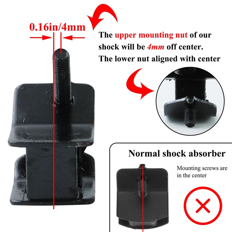 KIKITE Generator Anti Vibration Rubber Mount for 2000w 3000w 3500w