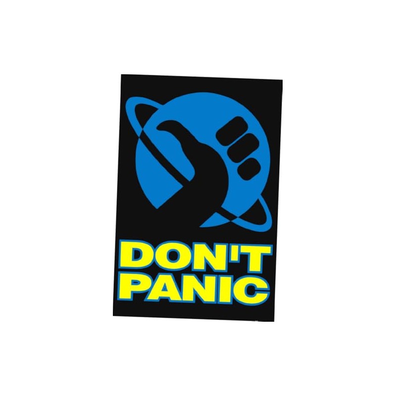 posters The Hitchhikers Guide To The Galaxy Movie Don't Panic