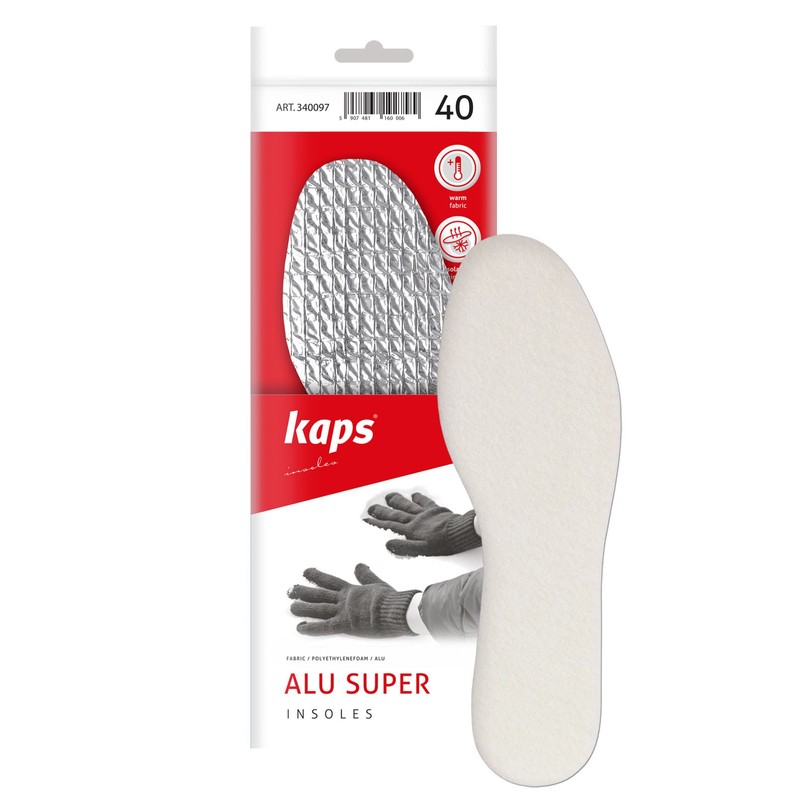 Kaps Alu Super Soft And Warm Insoles With Aluminum Protection
