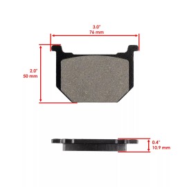 Caltric Brake Pads for Suzuki GS1000 GS1000G GS1000GL 1980 1981 Front Rear Pads