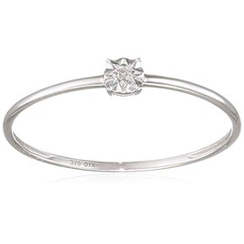 Naava Women White Diamond Engagement Ring - Size L PR12847W-L