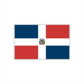 Womaha 30 Sheets Temporary Dominican Flag Tattoos for Kids Adults Fans Fake Face Tattoo Stickers