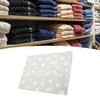30PCS Frosted Slide Zip Plastic Bags Daisy Pattern Reusable Lightweight