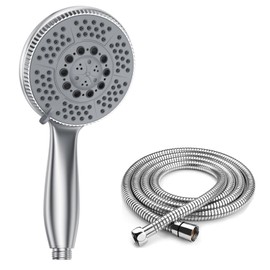 Vinabo Vinabo Duschkopf mit Schlauch 1,5m, duschkopf wassersparend, duschbrause mit schlauch,5 Strahlarten Handbrause Duschkopf Wassersparend Duschkopf Gro? Sparduschkopf