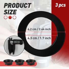 3 Pcs Gasket Replacement for Baratza Encore and Virtuoso Coffee Grinders - Replacement Ring for Electric Conical Burr Grinder - Durable and Reliable