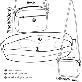 MAOFAED Cruising Gift, Family Cruise Gift, One Cruise At A Time, Matching Cruise Squad Crossbody Bag (cruise at timeDJCA)