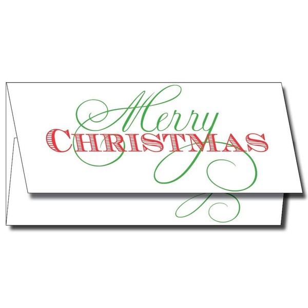 Christmas Holiday Tri-fold Currency Enclosure with Envelope, 6.5 x 3.25