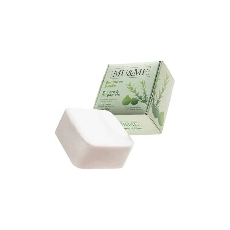 MU&ME Shampoo en Barra para Crecimiento y Control - Shampoo