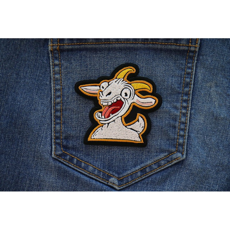 Awesome Goat Iron on Patch (P7362)