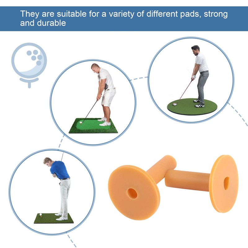 Tee Rubber, 8-Piece Rubber Tees Unbreakable Tees Base Driving Range