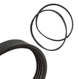 Band Saw Drive Belts Set Fits - Rikon 10-324 Band Saw - High Strength Rubber Belts - Replacement Drive Belt - Made In The USA - Motor Ribbed Drive Belt