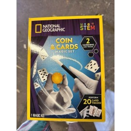 National Geographic Coin & Cards Magic Set 20 Card Tricks