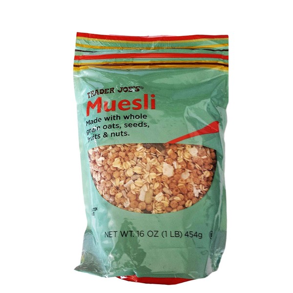 Trader Joes Muesli Made with Whole Grain Oats, Seeds, Fruits & Nuts