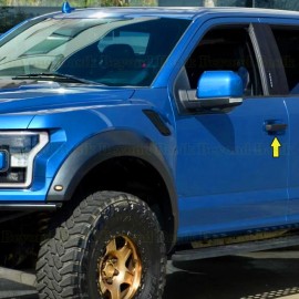 Torox 2015-2020 Ford F-150 Std/Ext Door Handle Bowl COVERS Back Plate E7 VELOCITY BLUE