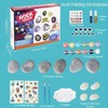 RZMZBY Stones Painting Set 43 Pieces with 12 Colours Creative