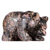 Hxswkk 3" Bear Figurine Gifts for Hand Carved, Gemstone for