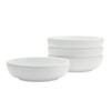 Everyday White by Fitz and Floyd Beaded Dinner Pasta Bowls,
