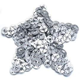 220 Pcs galvanised steel Easy Fix Washers，28mm Insulation Thermoboard Fixed Backer Nail Gaskets Gypsum Boards Claw Washers