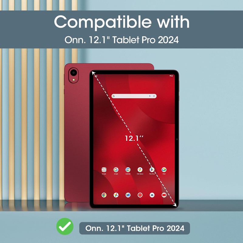 ProCase for Onn. 12.1" Tablet Pro 2024 Case, Slim Stand