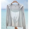 Kaishi All-in-One Ice Cool Hooded Rash Guard Rash Guard Men's Gray/2XL 2ea