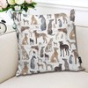Greyhounds Wippets And Lurcher Dogs Throw Pillows Covers Accent Home