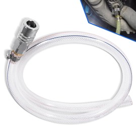 9996049 Radiator Coolant Drain Hose With Coupler Fitting Part Fit For Volvo Trucks D11, D12, D13, D16 Engines, For Mack Trucks MP7, MP8, MP10, ISX Engines